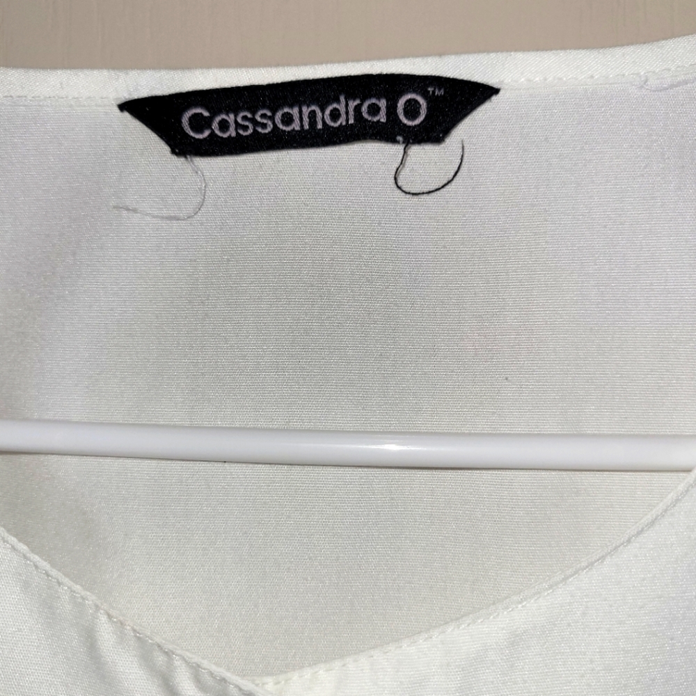 White scrub jacket